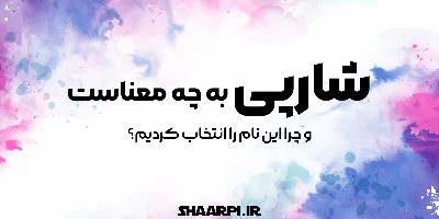 شارپی به چه معناست و چرا این نام را انتخاب کردیم؟