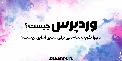 وردپرس چیست و چرا گزینه مناسبی برای منوی آنلاین نیست؟